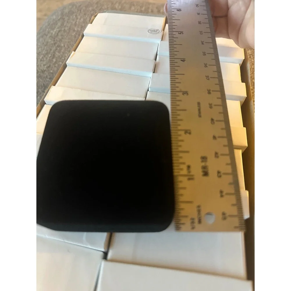 ULine Black Velvet Jewelry‎ necklace Box with White Outer Box Lot of 12 NIB